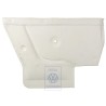 VW Original Seitenverkleidung (Leder) Alaskaweiss - 155867043Q 3YX