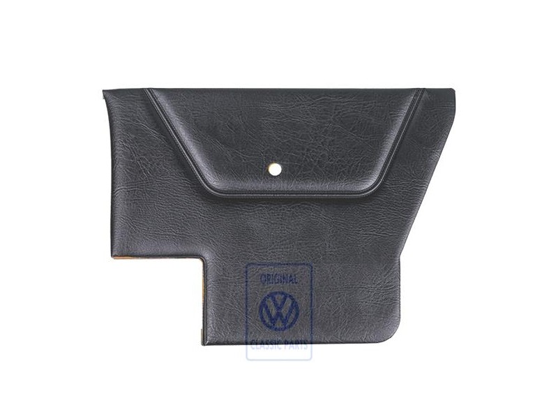 VW Original Seitenverkleidung (Kunstleder) Schwarz - 155867044AF5BL