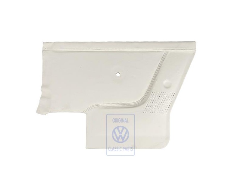 VW Original Seitenverkleidung (Leder) Laskyweiss - 155867044Q 2YG