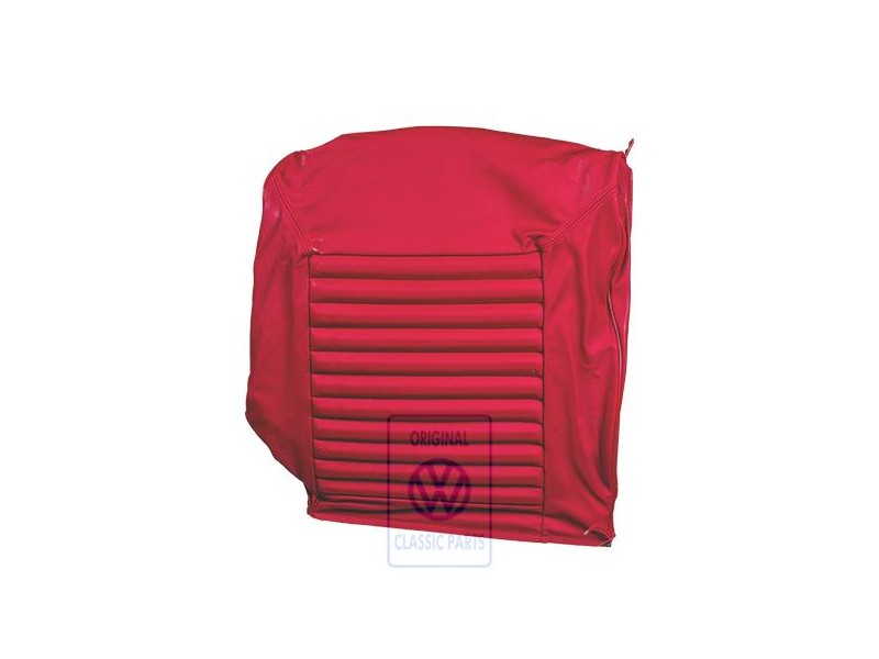 VW Original Lehnenbezug (Leder) Kaminrot - 155885806C 4MH