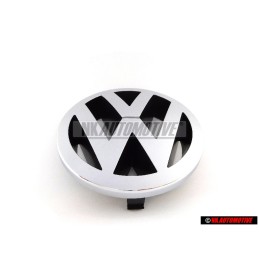 VW Original Vorne Kühlergrill Emblem Logo Zeichen Chrom - 2D0853600 FDY