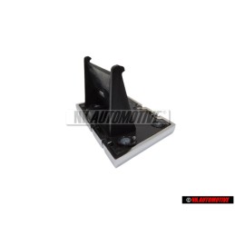 Audi Original S4 Vorne Kühlergrill Emblem Schriftzug Chrom Rot - 8D0853736C 2ZZ