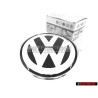 VW Original Vorne Kühlergrill Emblem Logo Zeichen Schwarz Chrom - 1C0853617A WV9