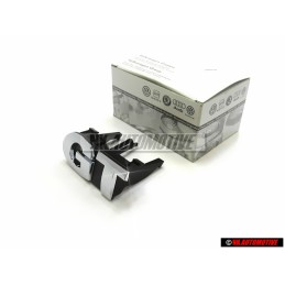 VW Original GT Vorne Kühlergrill Emblem Schriftzug Chrom - 1K6853679A FXC