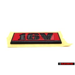 VW Original Schriftzug Satinschwarz/Tornadorot - 191853675E QN5