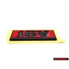 VW Original Schriftzug Satinschwarz/Tornadorot - 191853675E QN5