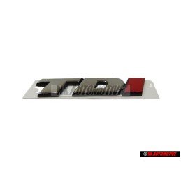 VW Original TDI Hinten Schriftzug Emblem Logo Chrom Rot - 7D0853675C EQW