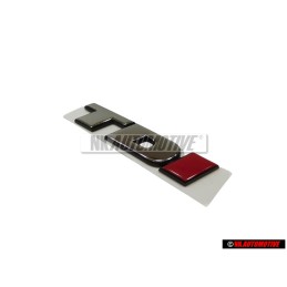 VW Original TDI Hinten Schriftzug Emblem Logo Chrom Rot - 7D0853675C EQW