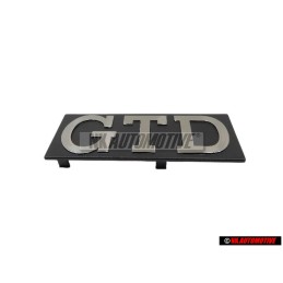 VW Original GTD Vorne Kühlergrill Emblem Schriftzug - 171853679D