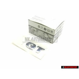 VW Original GT Hinten Schriftzug Emblem Logo Chrom - 1K0853675AE739