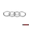 Audi Original Ringe Vorne Kühlergrill Emblem Logo Zeichen Chrom - 443853605