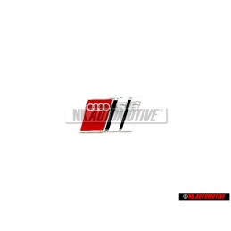 Audi Original S6 Plakette Schriftzug Emblem Logo für Lenkrad - 4B0419685