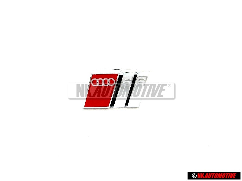 Audi Original S6 Plakette Schriftzug Emblem Logo für Lenkrad - 4B0419685