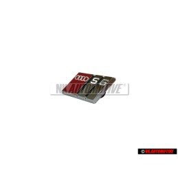Audi Original S6 Plakette Schriftzug Emblem Logo für Lenkrad - 4B0419685