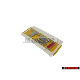 VW Original TSI Hinten Schriftzug Emblem Logo Chrom Rot - 5G0853675A JZQ