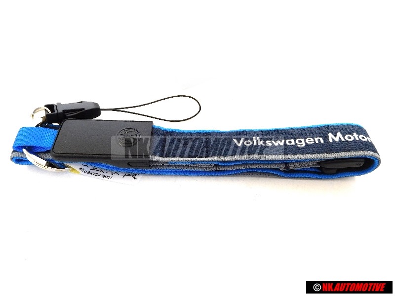 VW Original Schlüsselanhänger Dunkelblau - 5GV087610A 530