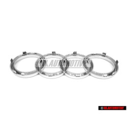 Audi Original Ringe Vorne Kühlergrill Emblem Logo Zeichen Chrom - 8Z0853605 2ZZ