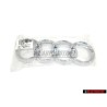 Audi Original Ringe Vorne Kühlergrill Emblem Logo Zeichen Chrom - 8Z0853605 2ZZ