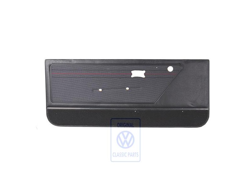VW Original Türverkleidung Grau/Rot/Schwarz - 155867015BAWP8