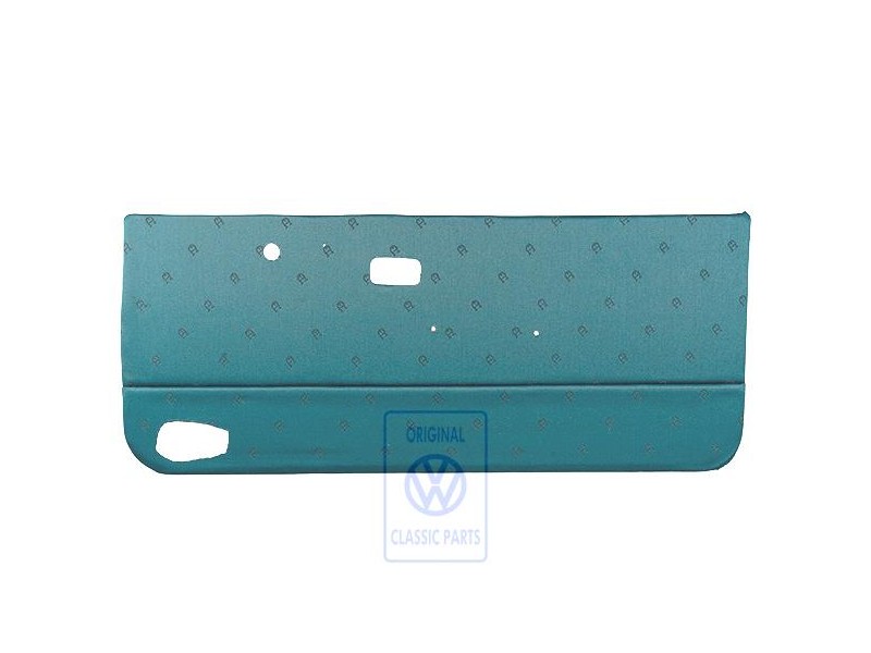 VW Original Türverkleidung Schwarz/Grün - 155867016BR5YC