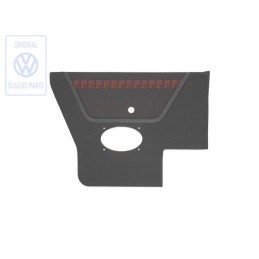 VW Original Seitenverkleidung (Stoff) Schwarz/Rot - 155867043BEBYT