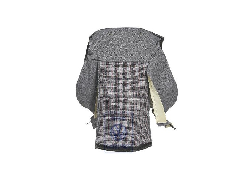 VW Original Lehnenbezug (Stoff) Schwarz/Silber - 155881801AKWL5