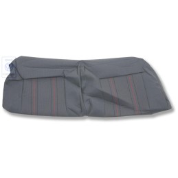 VW Original Lehnenbezug (Stoff) Grau/Rot - 155885805AMWE9
