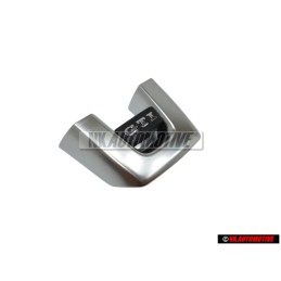 VW Original GTI Schriftzug Emblem Logo für Lenkrad Aluminium - 5K0419685P UTF