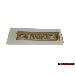 VW Original 2.0 TDI Hinten Schriftzug Emblem Logo Chrom Rot - 3C0853675F GQF