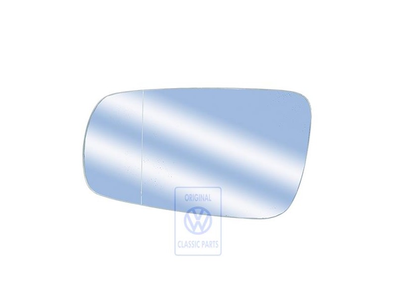 VW Original Spiegelglas (Plan) Mit Trägerplatte - 1H1857521