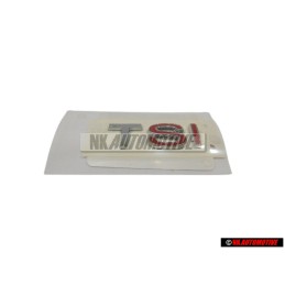 VW Original TSI Hinten Schriftzug Emblem Logo Chrom Rot - 1K5853675J GQF