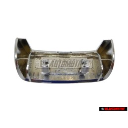 VW Original R32 Schriftzug Emblem Logo für Lenkrad Aluminium - 1K0419685 3Q7