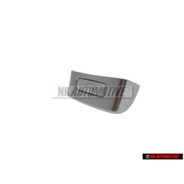 VW Original R32 Schriftzug Emblem Logo für Lenkrad Aluminium - 1K0419685 3Q7