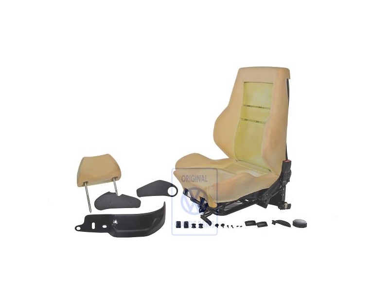 VW Original Sitz Komplett Mit Rückenlehne Und Kopfstütze - 1H0881024A