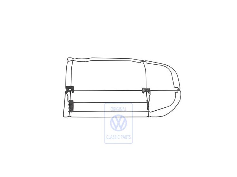 VW Original Hintersitzrahmen - 1H0885306A