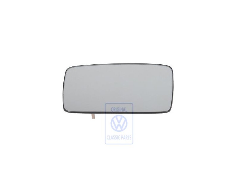 VW Original Spiegelglas (Konvex) Mit Trägerplatte - 1H1857521D