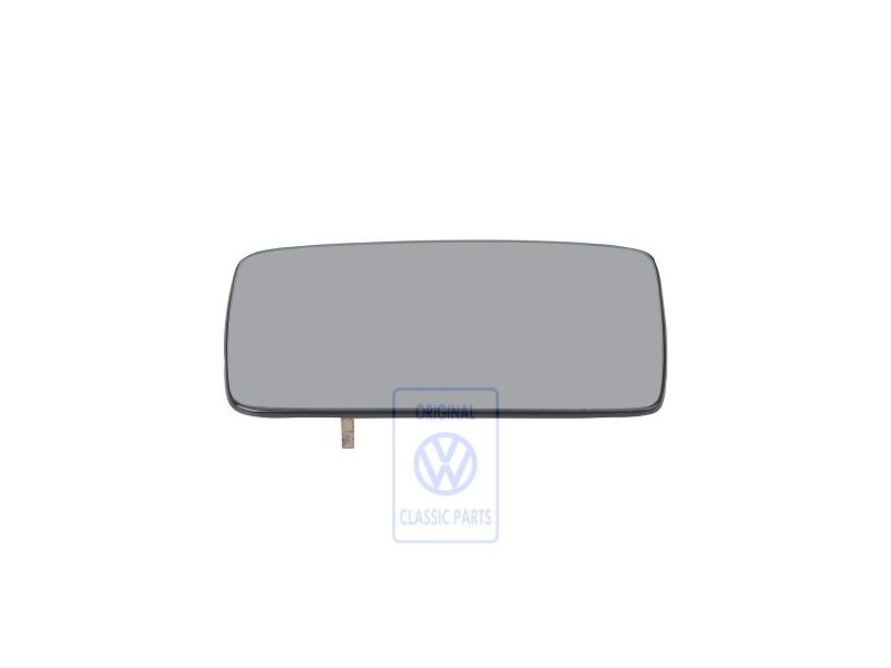 VW Original Spiegelglas (Konvex) Mit Trägerplatte - 1H1857521E