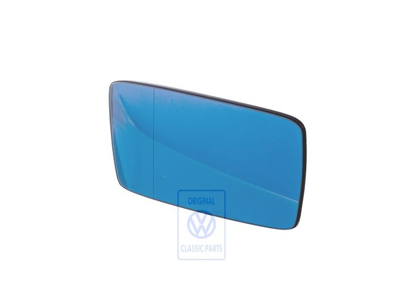 VW Original Spiegelglas (Asphärisch- Weitwinkel) Mit Trägerplatte - 1H2857522C