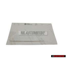 VW Original DSG Hinten Schriftzug Emblem Logo Chrom Golf 4 - 1J0853675AL739