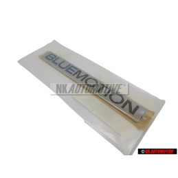 VW Original BLUE MOTION Hinten Schriftzug Emblem Logo Chrom - 6Q0853675R WWS