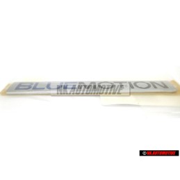 VW Original BLUE MOTION Hinten Schriftzug Emblem Logo Chrom - 6Q0853675R WWS