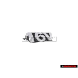 VW Original 16V Vorne Kühlergrill Emblem Schriftzug Chrom - 6X0853679 FDY