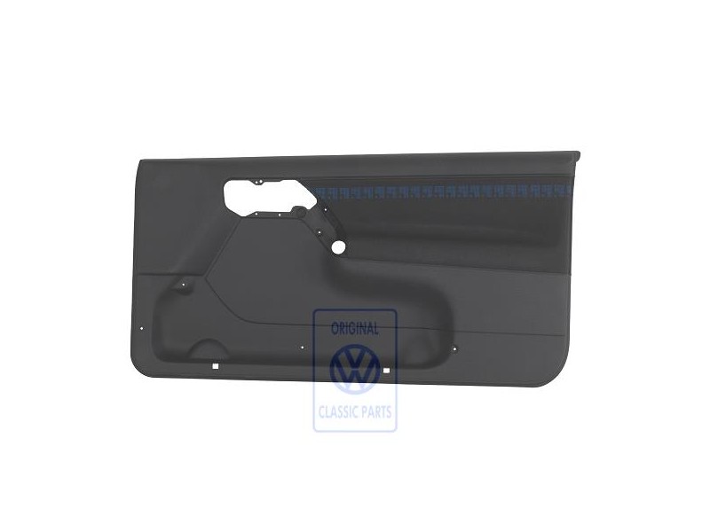 VW Original Türverkleidung (Stoff) Schwarz/Blau - 1H3867012APDYQ