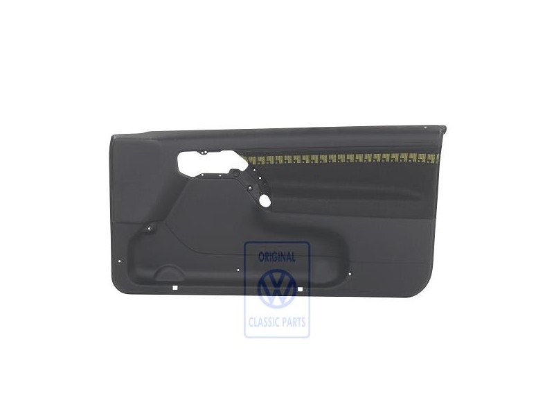 VW Original Türverkleidung (Stoff) Schwarz/Gelb - 1H3867012APDYW