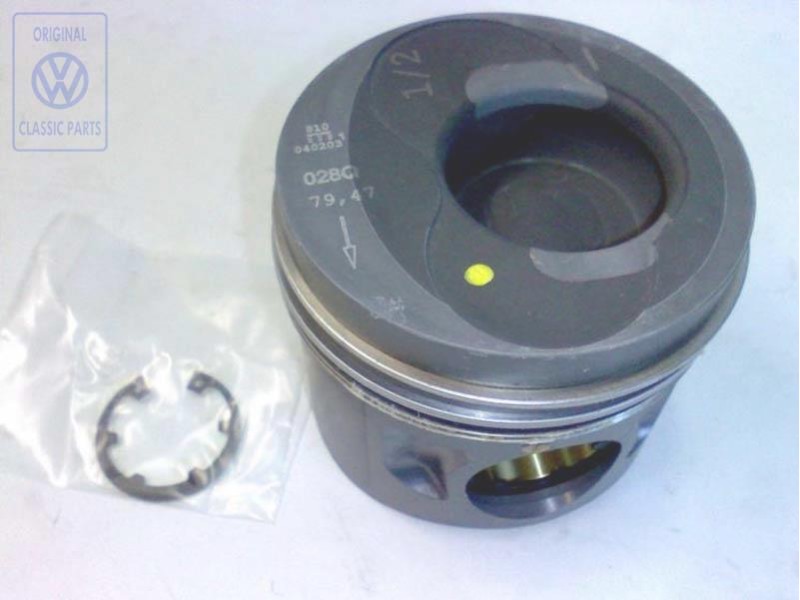 VW Original Kolben Vollständig Blau - 028107065L 001