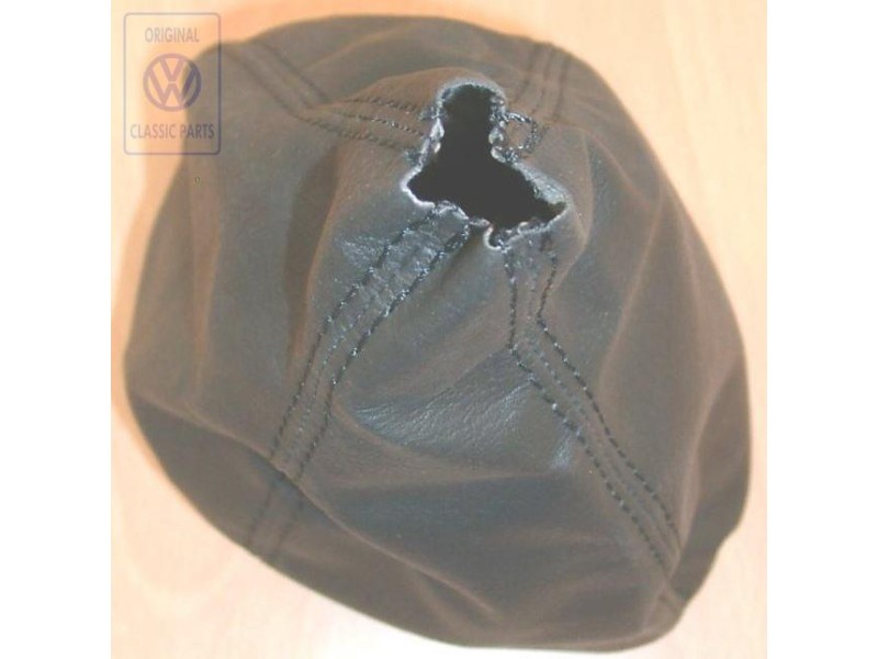 VW Original Schalthebelverkleidung (Kunstleder) Schwarz - 1H0711115C C22