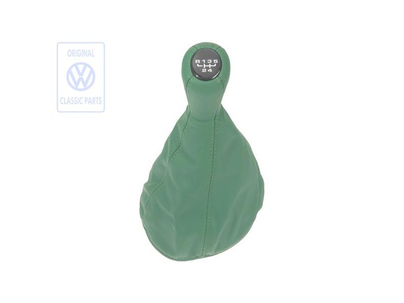VW Original Schalthebelknopf Mit Schalt- Hebelverkleidung Leder - 1H0711118M J59
