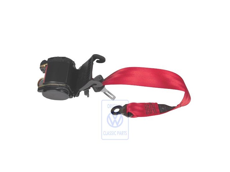 VW Original Dreipunkt-Sicherheitsgurt Flashrot - 1H4857806A 1NQ