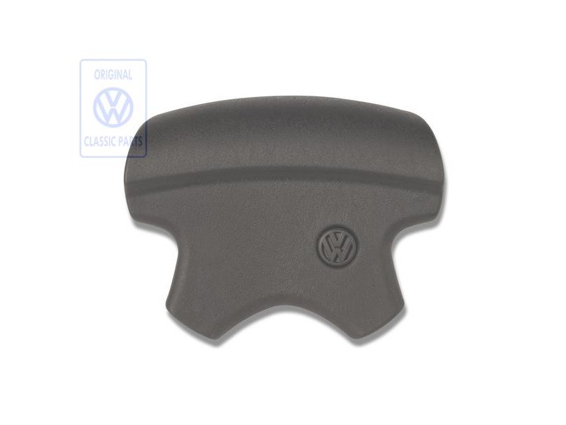 VW Original Signalhorntaste Satinschwarz - 1H0419669C 01C