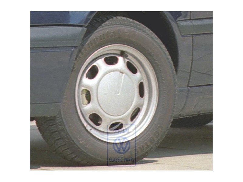VW Original Stahlfelge Chromfarben - 1H0601025A 091